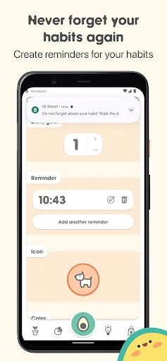 Avocation Habit Tracker ڈاؤن لوڈ کریں – روزانہ کی عادات اور اہداف - Screenshot 6