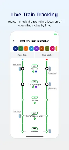 Seoul Subway ایپ ڈاؤن لوڈ کریں – سیول کے لیے بہترین ٹریول گائیڈ - Screenshot 4