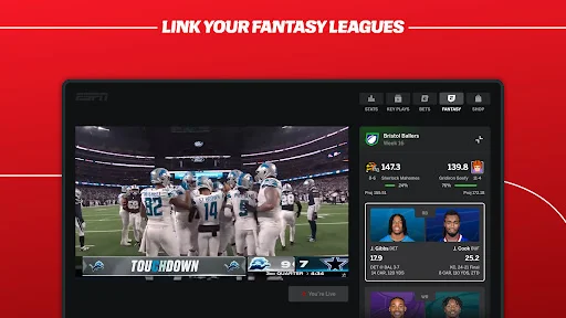 ESPN ایپ ڈاؤن لوڈ کریں – کھیلوں کے تازہ ترین اسکورز اور لائیو اپ ڈیٹس حاصل کریں - Screenshot 29
