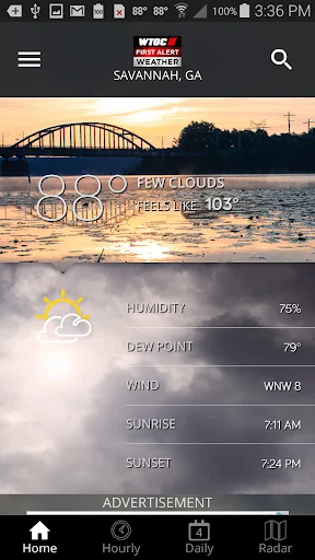 WTOC First Alert Radar ڈاؤن لوڈ کریں – درست موسم کی پیش گوئی - Screenshot 1