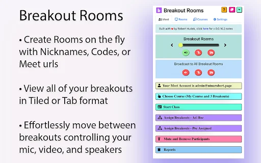 Google Meet Breakout Rooms ڈاؤن لوڈ کریں – اساتذہ کے لیے بہترین مفت ٹول - Screenshot 3