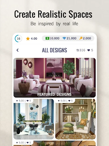Design Home ڈاؤن لوڈ کریں – اپنا خوابوں کا گھر سجائیں - Screenshot 16