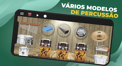 Percussion Instruments: Drums ڈاؤن لوڈ کریں – بہترین میوزک ایپ - Screenshot 2
