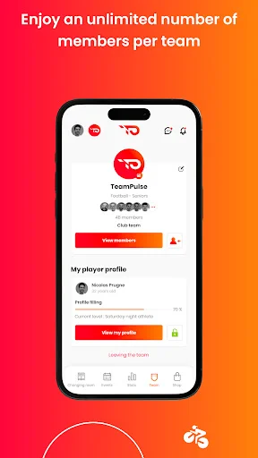 TeamPulse ڈاؤن لوڈ کریں – کھیلوں کی ٹیم اور کلب مینجمنٹ ایپ - Screenshot 30