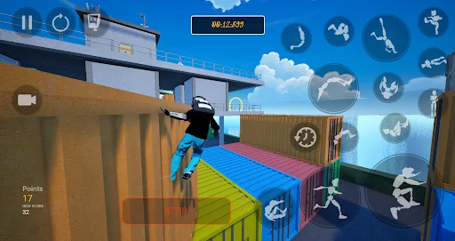 Ragkour: The Parkour Game ڈاؤن لوڈ کریں – بہترین فری رننگ گیم - Screenshot 2