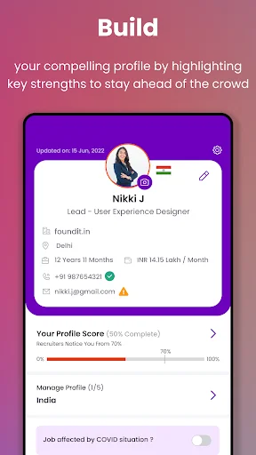 foundit (Monster) ڈاؤن لوڈ کریں – بہترین جاب سرچ ایپ - Screenshot 7