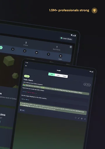 Enki: کوڈنگ سیکھنے کے لیے بہترین ایپ – Python اور Lua سیکھیں - Screenshot 18