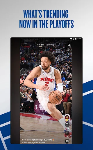NBA: Live Games & Scores ڈاؤن لوڈ کریں – براہ راست NBA میچز دیکھیں - Screenshot 33