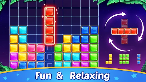 Block Puzzle ڈاؤن لوڈ کریں – کلاسک ٹیٹریس اسٹائل آف لائن گیم - Screenshot 11