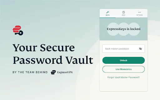 ExpressKeys پاس ورڈ مینیجر ڈاؤن لوڈ کریں – محفوظ اور تیز براؤزنگ - Screenshot 1