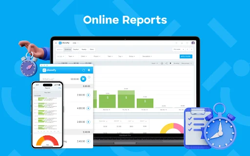 Clockify Time Tracker ڈاؤن لوڈ کریں – مفت اور بہترین ٹائم ٹریکنگ - Screenshot 5