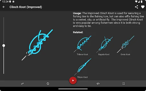 Knots 3D ڈاؤن لوڈ کریں – 220 سے زائد گرہ باندھنے کا بہترین طریقہ - Screenshot 23