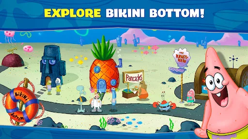 SpongeBob: Krusty Cook-Off ڈاؤن لوڈ کریں – بہترین کوکنگ گیم - Screenshot 4