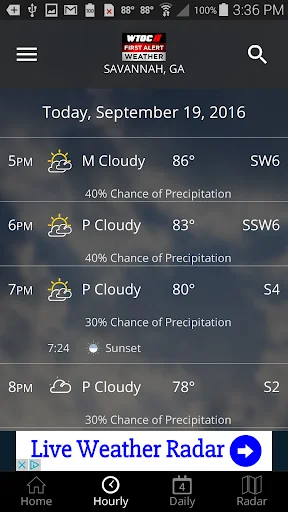 WTOC First Alert Radar ڈاؤن لوڈ کریں – درست موسم کی پیش گوئی - Screenshot 2