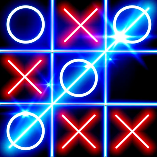 Tic Tac Toe Glow ڈاؤن لوڈ کریں – مفت XO گیم کھیلیں