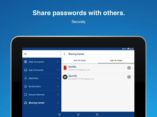 Sticky Password Manager ڈاؤن لوڈ کریں – محفوظ پاس ورڈ کا انتظام - Screenshot 14